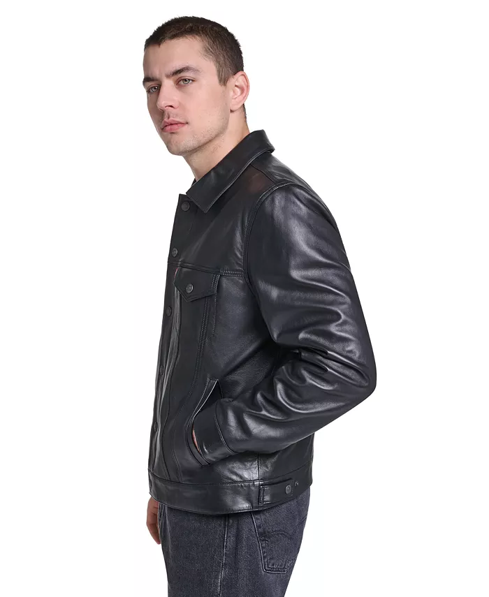 Men's Promo Laydown Collar Trucker Jacket - thumbnail 3