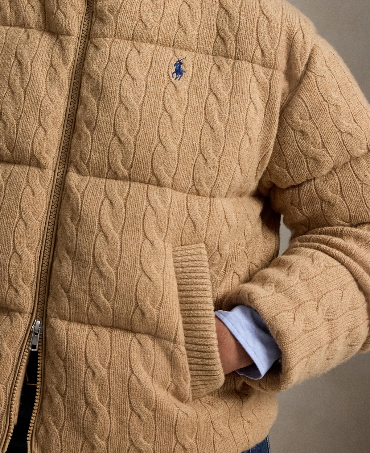 Polo Ralph Lauren Women's Mock Neck Puffer Jacket