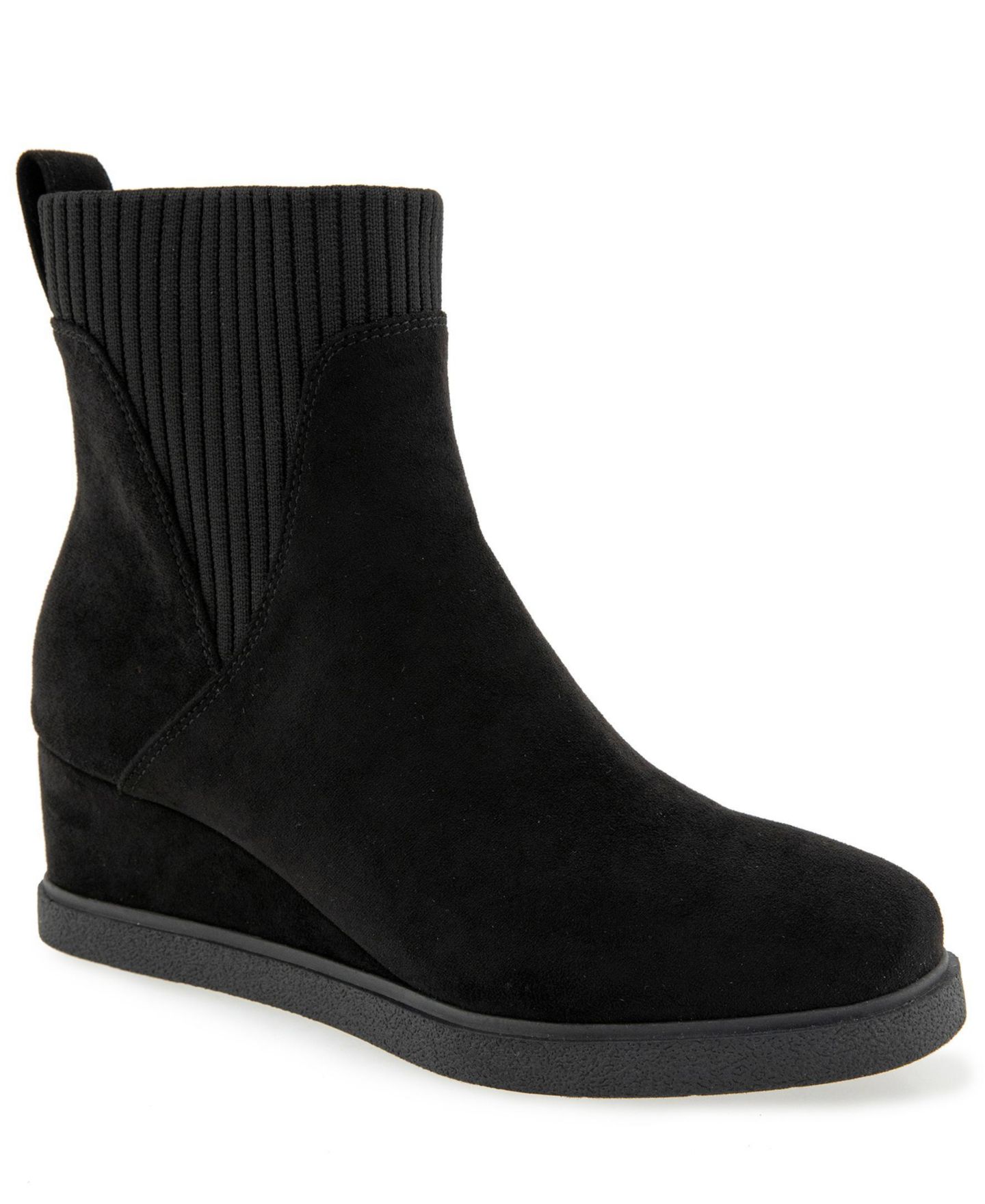 Женский свитер Kensie Nina Sweater Wedge Bootie, цвет: Чёрный — фото 1