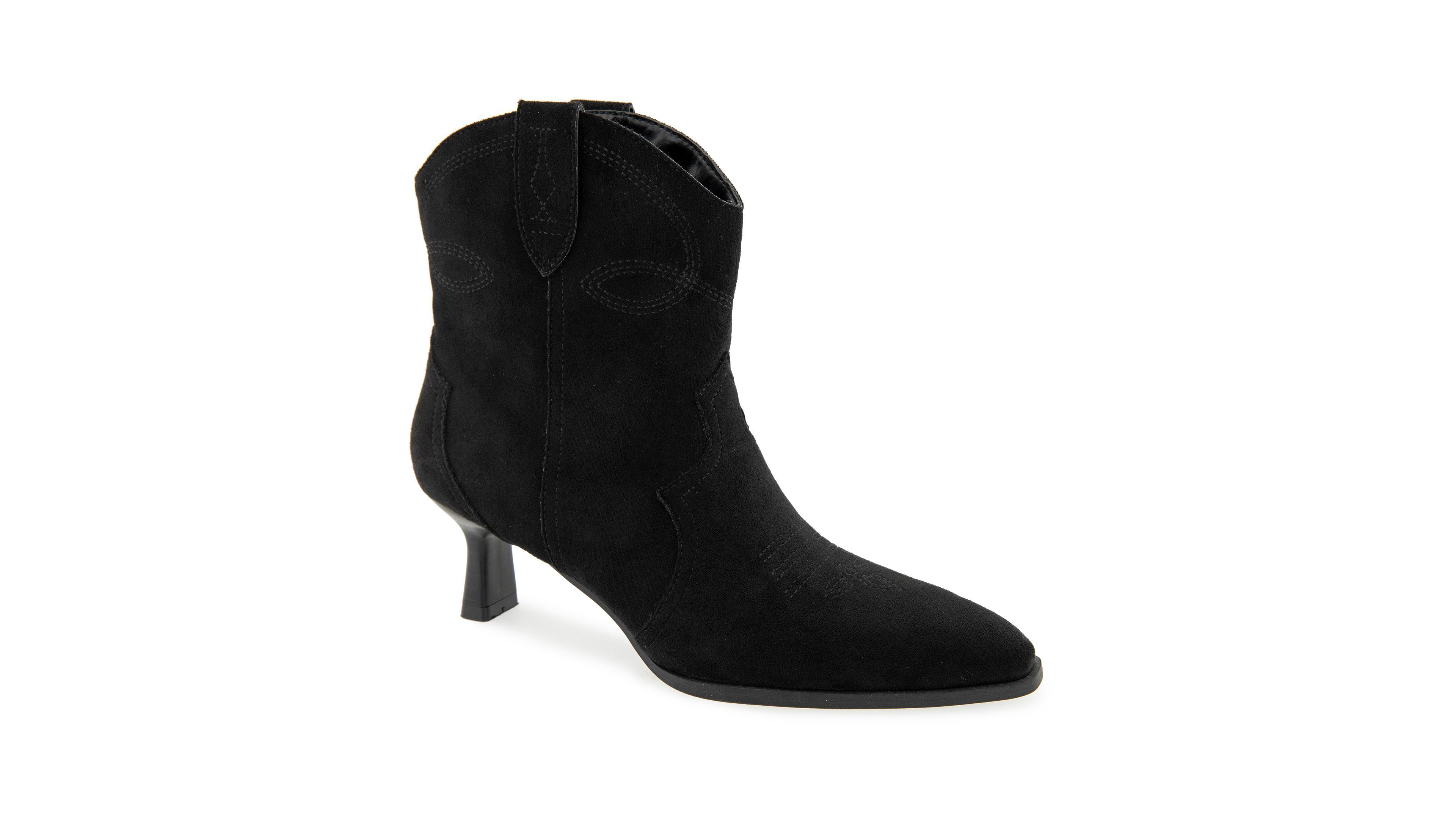 Kensie Women's Ugo Western Kitten Heel Bootie