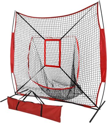 7 x 7 In Baseball Softball Hitting and Pitching Practice Net
