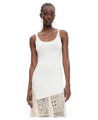 Women's Asymmetric Crochet Dress