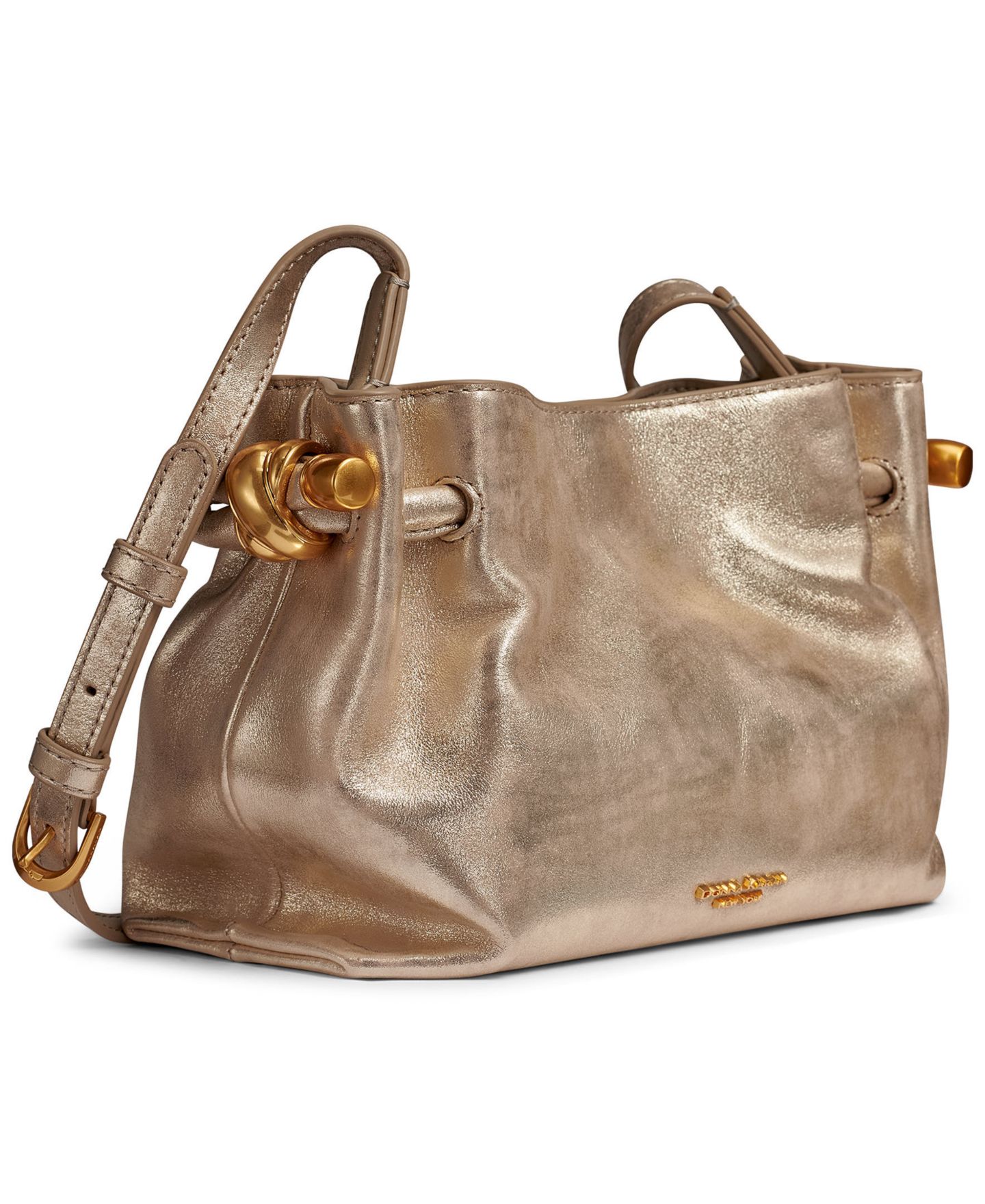 Женская сумка Donna Karan New York Cashmere Crossbody Handbag, цвет: Светлый золотой — фото 3