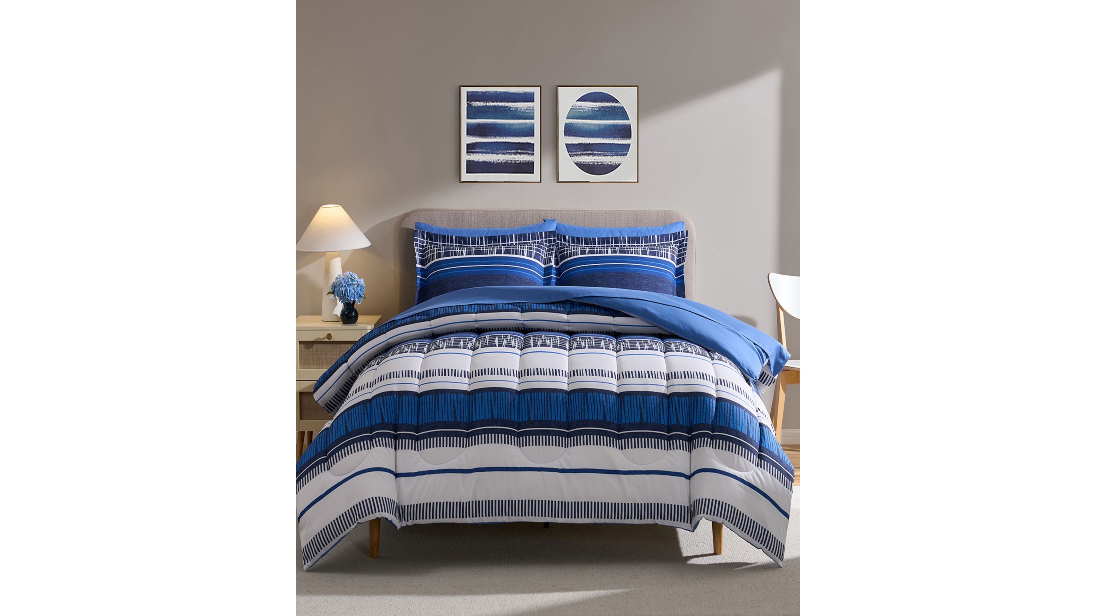 Sweet Home Collection Mediterranean Down Alternative 5-Piece Comforter Set, Twin