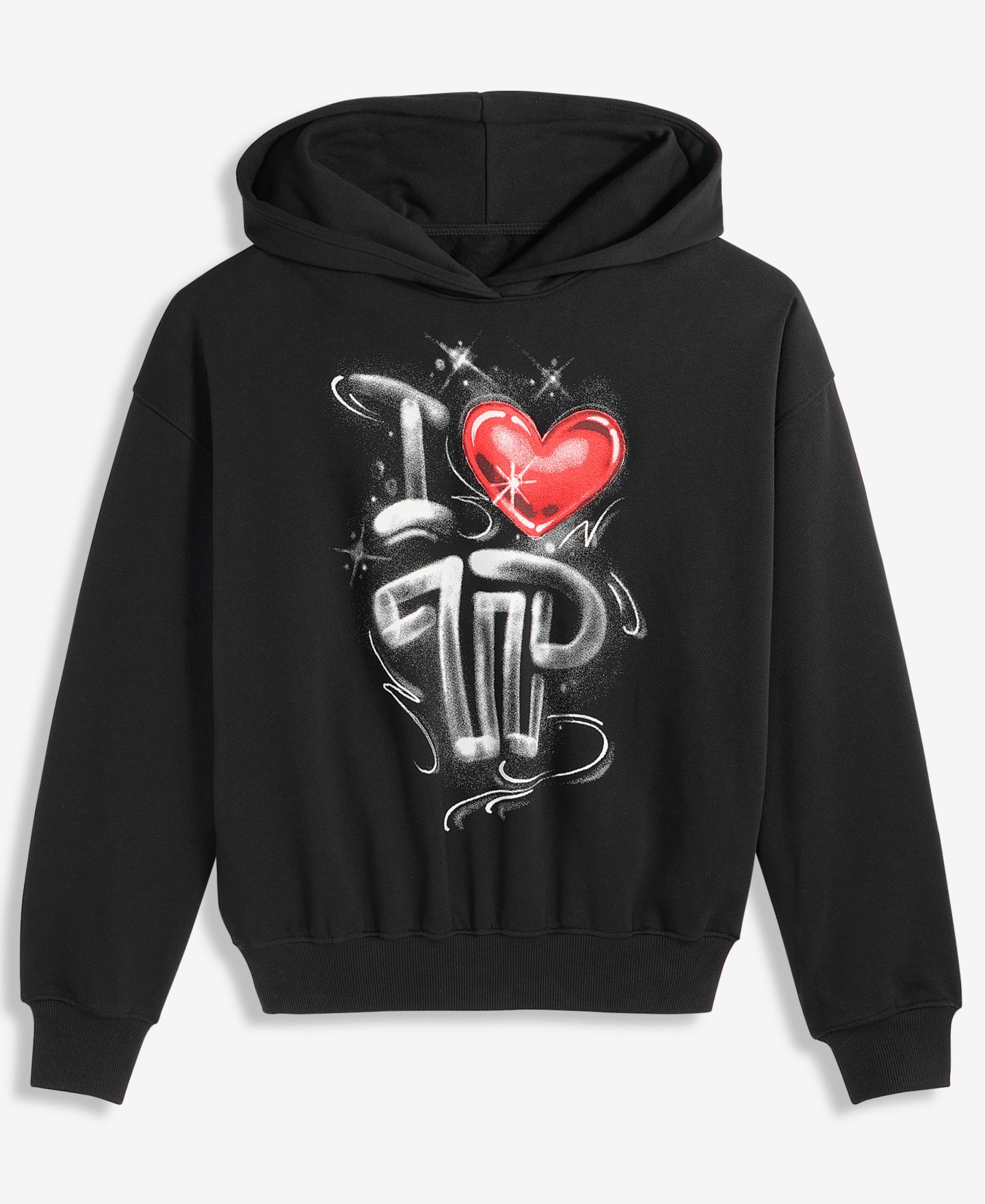 Худи Theophilio | Macy's Adult Unisex Oversized Graffiti Screen-Print Pullover — фото 6