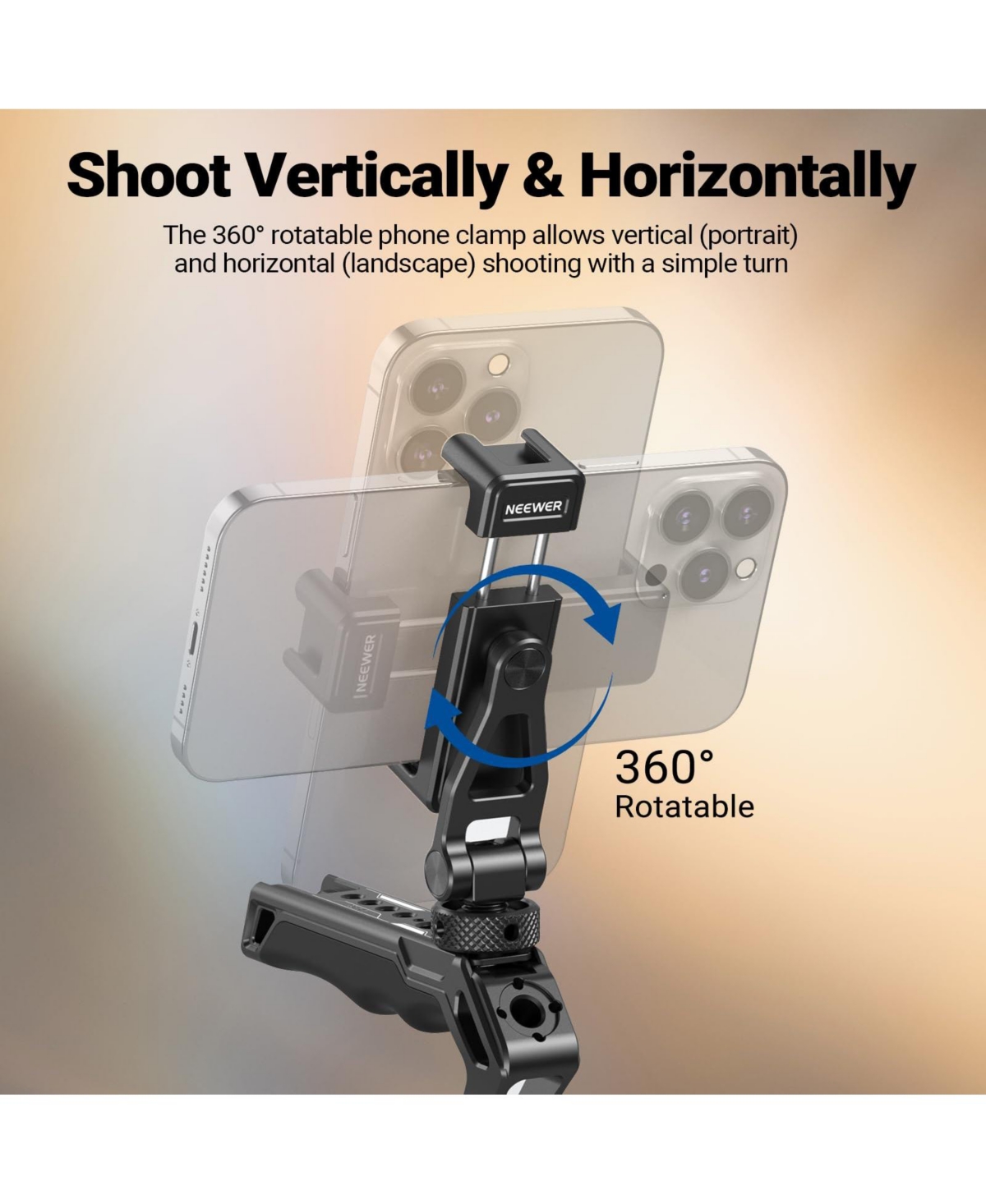 Neewer GA010 Camera Tripod for select iPhone and Android mobile devices