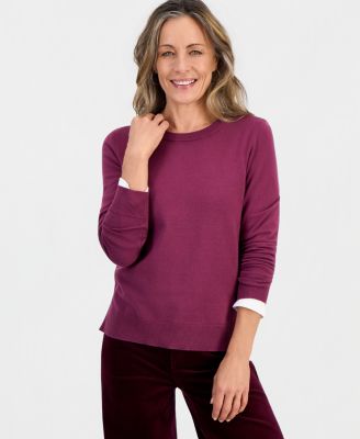 Petite Crew-Neck Sweater