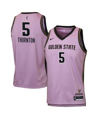 Big Boys and Girls&nbsp; Kayla Thornton Violet Golden State Valkyries Explorer Edition Jersey