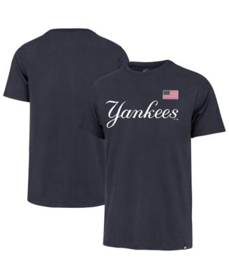 Men's Navy New York Yankees Heritage U.S. Flag T-Shirt