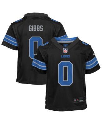 Toddler Jahmyr Gibbs Black Detroit Lions Alternate Game Jersey