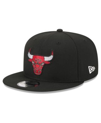 Men's Black Chicago Bulls 2026 NBA Draft Crystal 9FIFTY Snapback Hat