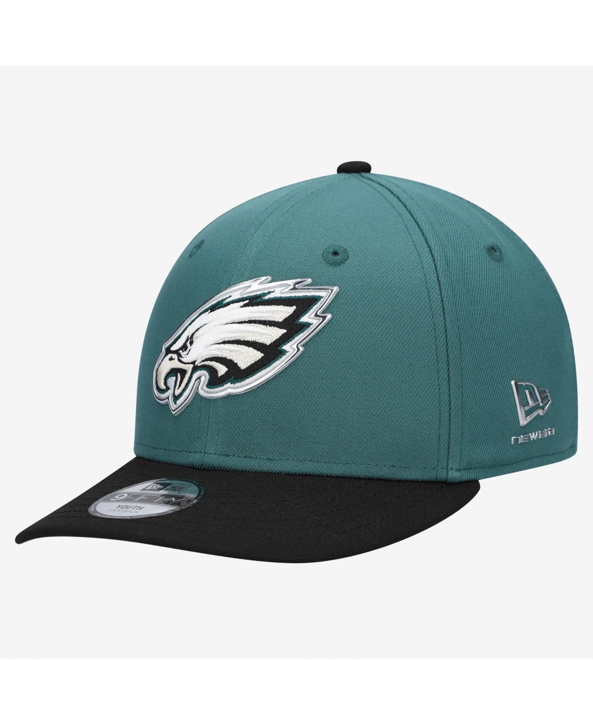 New Era Big Boys and Girls Midnight Green/Black Philadelphia Eagles 2026 Nfl Draft Pre-Curved 9FIFTY Snapback Hat