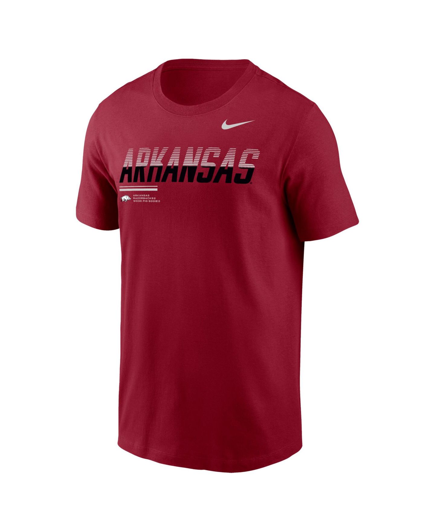 Мужская футболка Nike Cardinal Arkansas Razorbacks 2026 Sideline Wordmark Legend Dri-FIT — фото 2