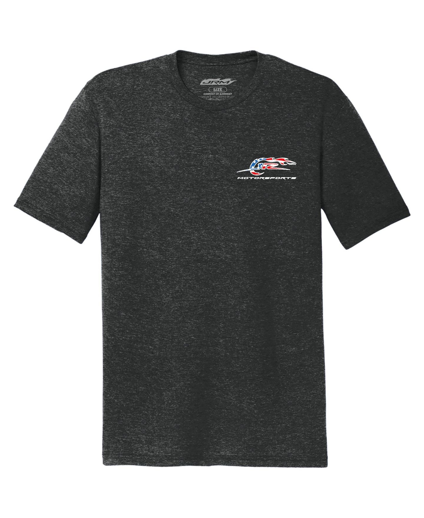 Мужская футболка JR Motorsports Official Team Apparel Heather Black American Flag — фото 3