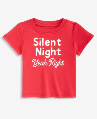 Baby Boys' 3M-24M Mix & Match Short-Sleeve Silent Night T-Shirt