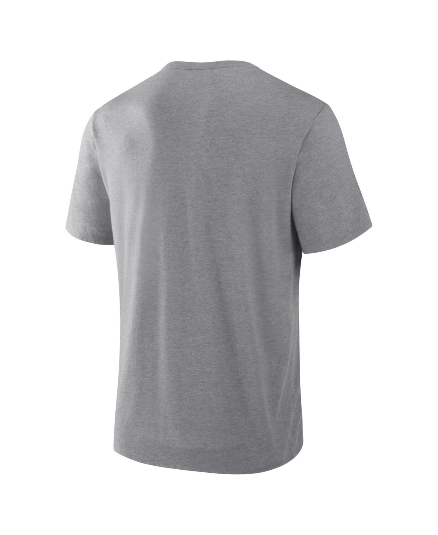 Мужская футболка Fanatics Heather Gray Atlanta Braves Play Tribute Tri-Blend — фото 2