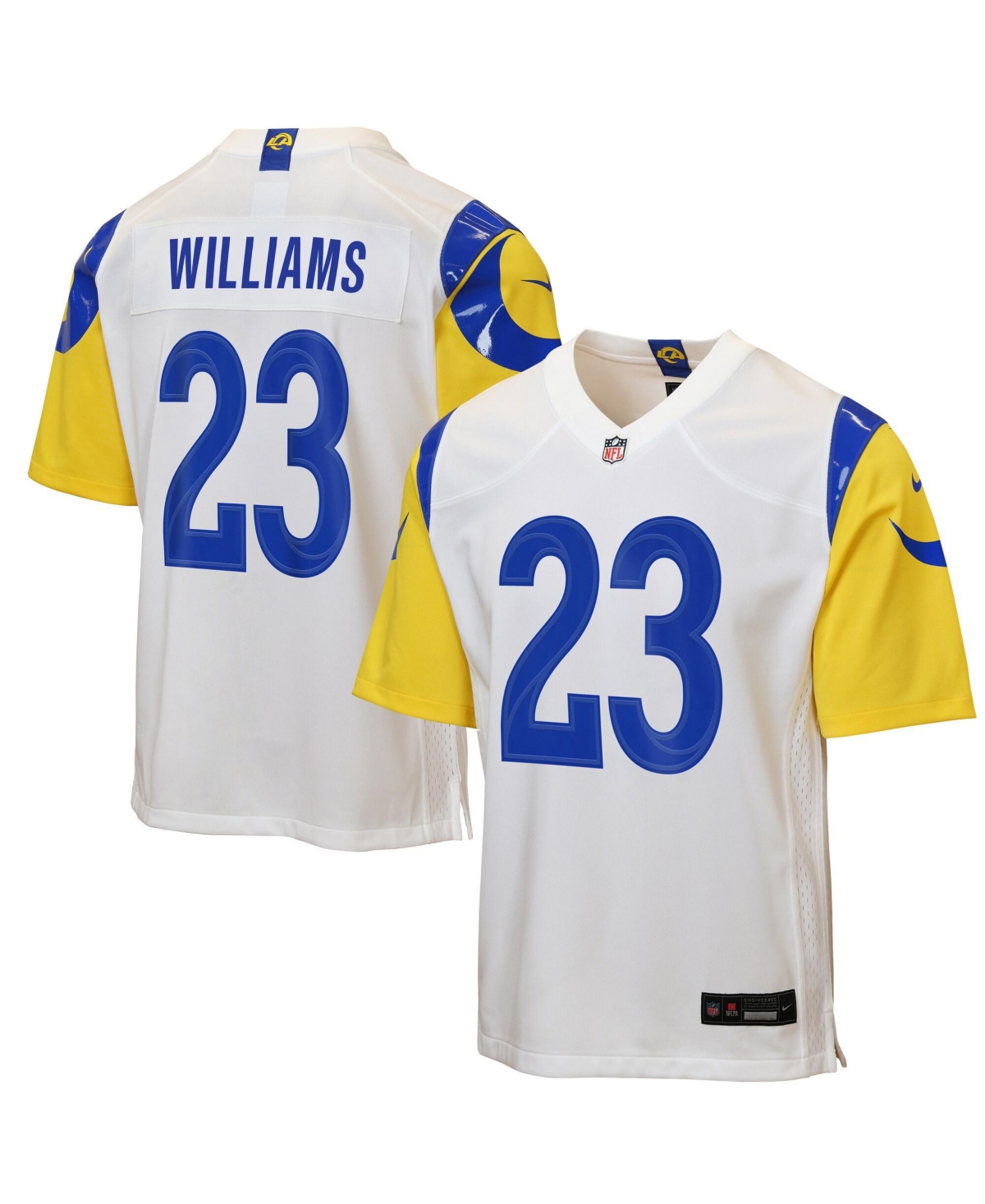 Nike Big Boys and Girls Kyren Williams White Los Angeles Rams Game Jersey