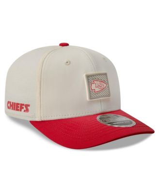 Men's Cream/Red Kansas City Chiefs 2026 NFL Training Camp 9SEVENTY Adjustable Hat