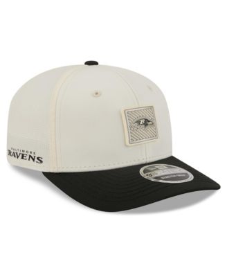 Men's Cream/Black Baltimore Ravens 2026 NFL Training Camp 9SEVENTY Adjustable Hat
