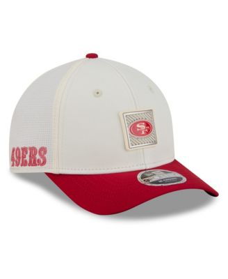 Men's Cream/Scarlet San Francisco 49ers 2026 NFL Training Camp 9FORTY Adjustable Hat
