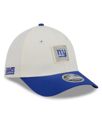 Men's Cream/Royal New York Giants 2026 NFL Training Camp 39THIRTY Flex Hat