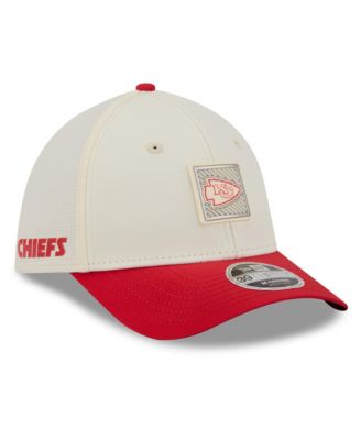 Men's Cream/Red Kansas City Chiefs 2026 NFL Training Camp 39THIRTY Flex Hat