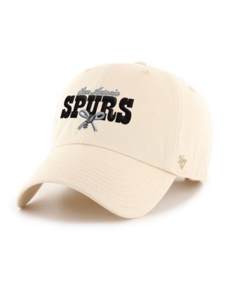 Women's Natural San Antonio Spurs Bow Stack Clean Up Adjustable Hat