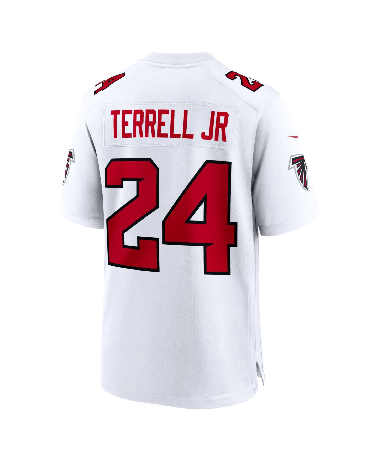 Мужской топ Nike A.J. Terrell White Atlanta Falcons Game Jersey — фото 3