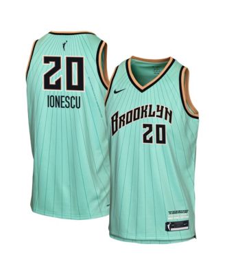 Big Boys and Girls Sabrina Ionescu Mint New York Liberty Victory Rebel Edition Jersey