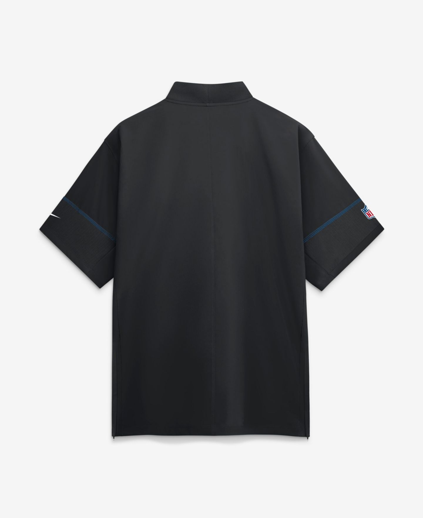 Мужская куртка Nike Black Detroit Lions Sideline Short Sleeve Quarter-Zip Coaches — фото 2