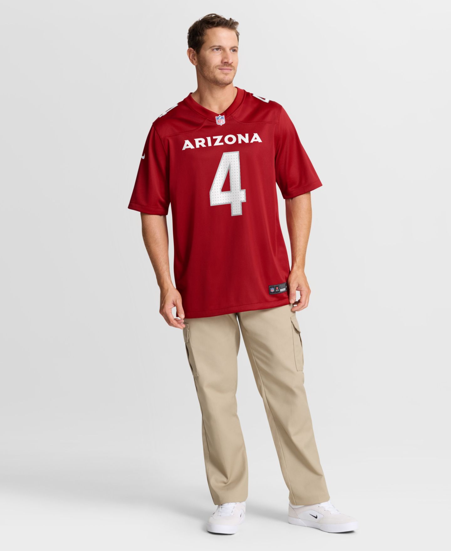 Мужской топ Nike Cardinal Jeremiyah Love Arizona Cardinals 2026 NFL Draft First Round Pick No. 3 Team Game Jersey — фото 4