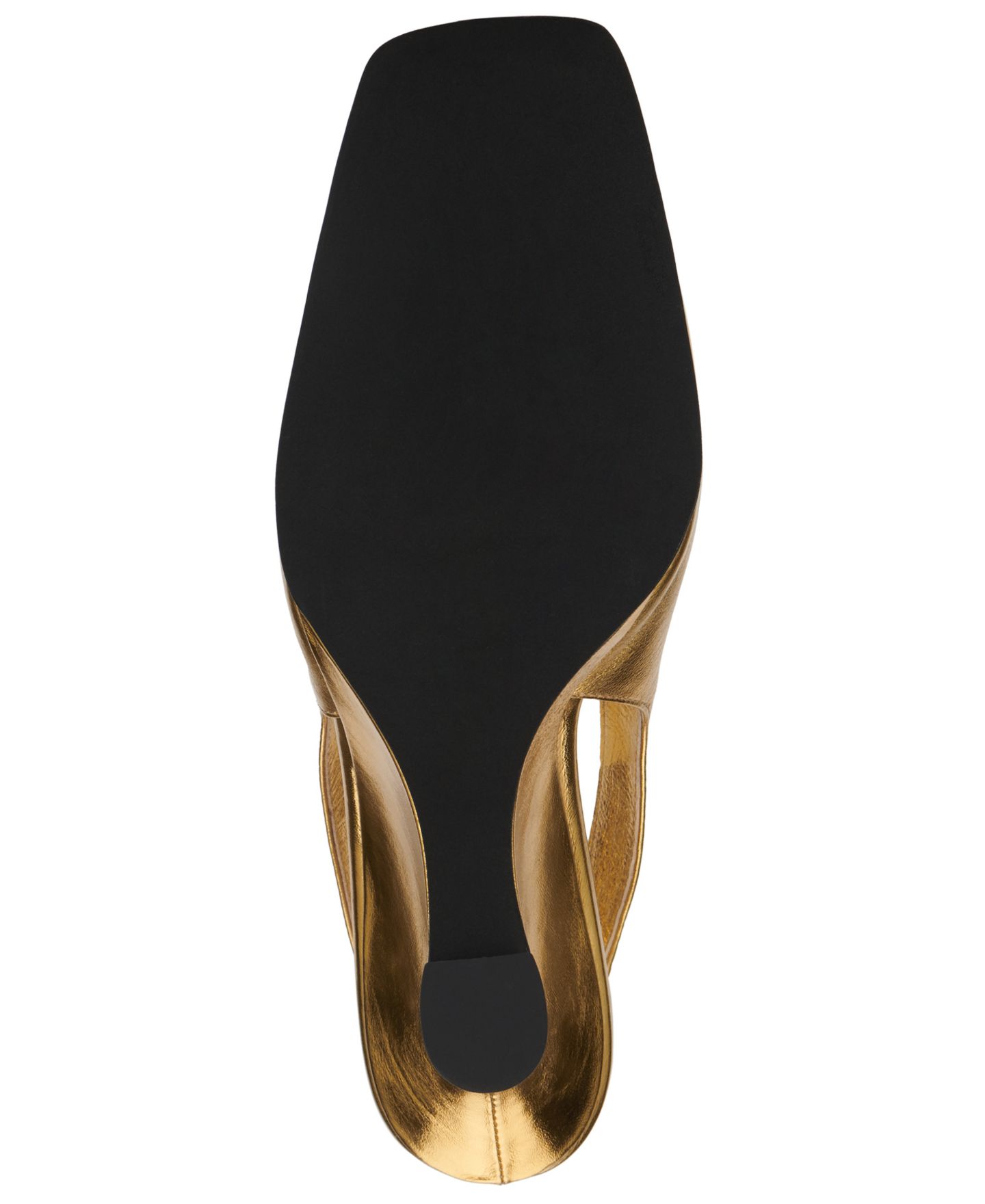 Женские туфли Jeffrey Campbell Straits Slingback Wedge Pumps, цвет: Золотой / Серебряный комбинированный — фото 5