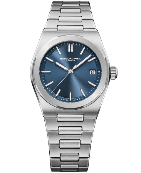 Мужские часы Raymond Weil из нержавеющей стали, серебристые, 38 мм