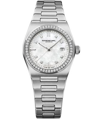 Women's Silver-Tone Stainless Steel Watch 30mm