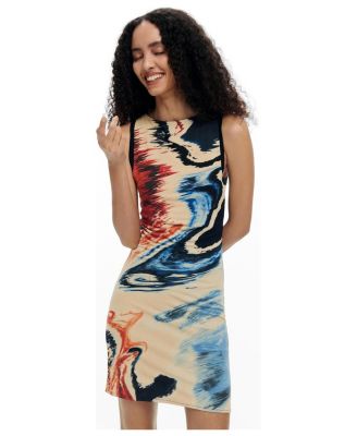 Women's Sleeveless printed dress