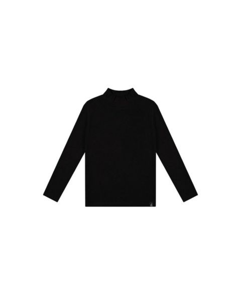 Топ Deux par Deux Brushed Rib Mock Neck для девочек