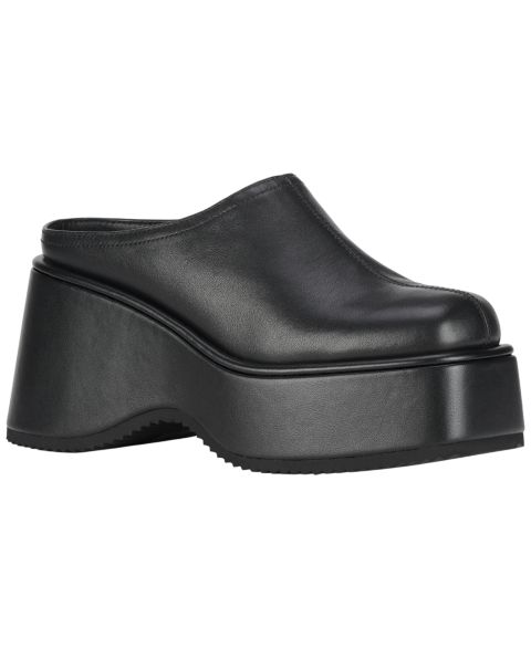 Женские сабо Jeffrey Campbell Waveform Lug-Sole Slip-On Flatform, цвет: Чёрный