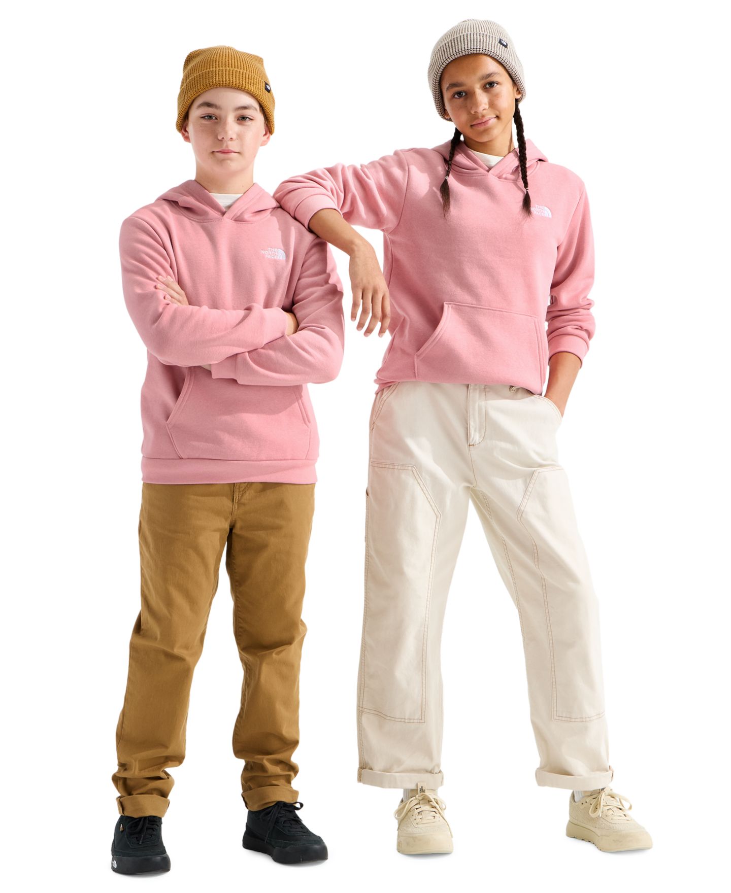Детское худи The North Face Evolution Simple Dome Long-Sleeve, цвет: Primrose — фото 2