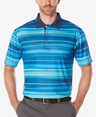 PGA TOUR Men's Variegated Stripe Polo