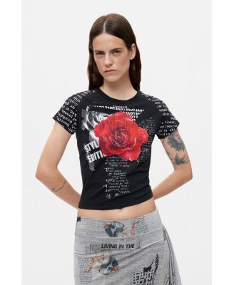 Women's Printed T-shirt 100% cotton