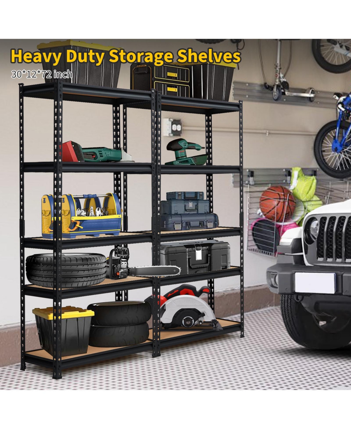homfan 5 Tier Storage Shelf