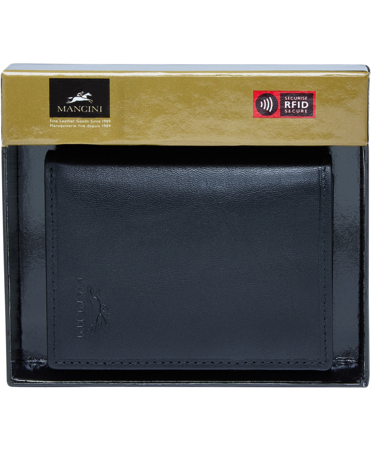 Men's Mancini Boulder Collection Rfid Secure Triflod Wallet