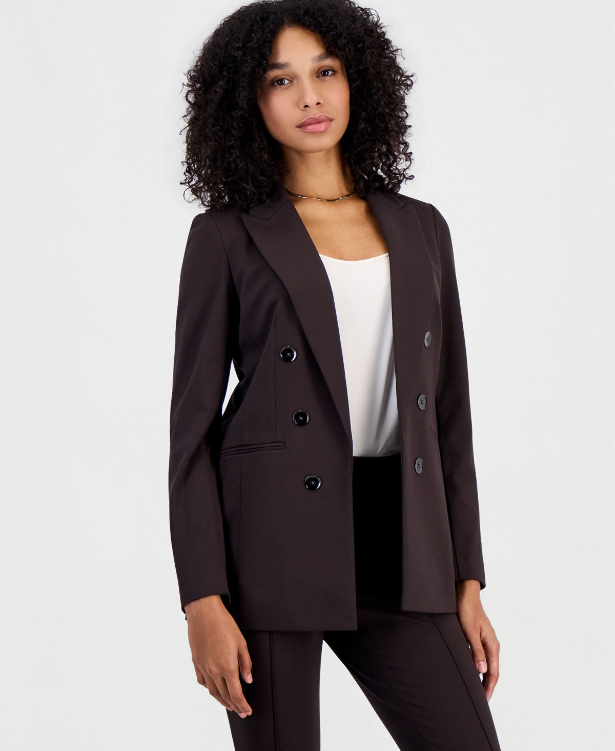 Bar Iii Women's Double-Breasted Blazer, Macy's Exclusive