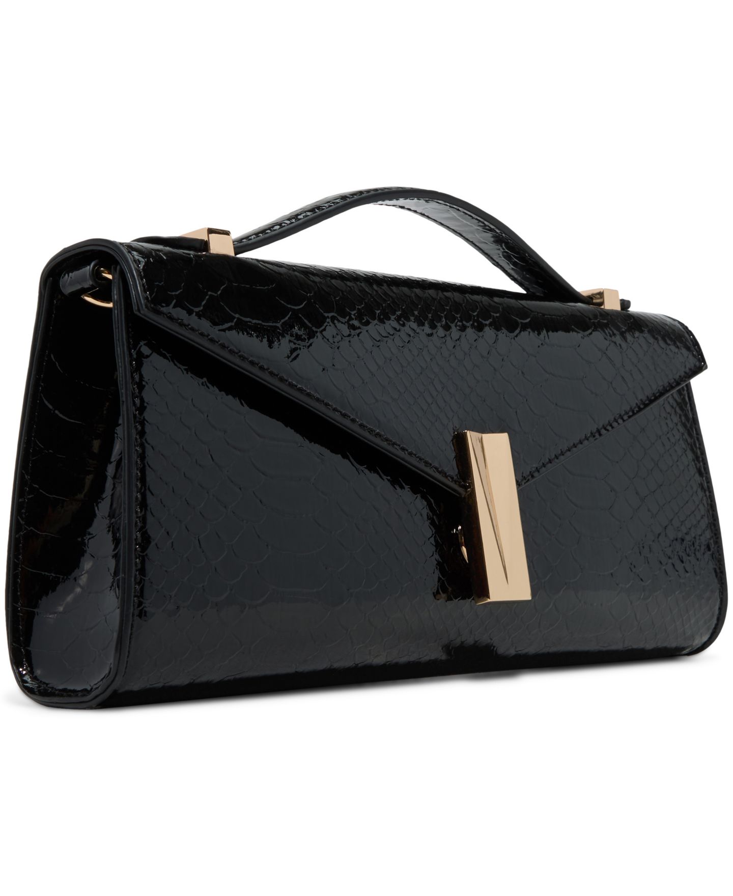 Женский клатч ALDO Alexzandraax Embellished Small Clutch Handbag, цвет: Чёрный — фото 3