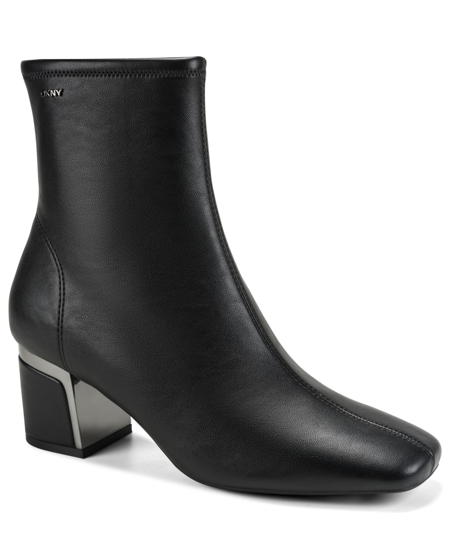 Женские ботинки DKNY Chiara Heeled Dress Booties, цвет: Чёрный — фото 1