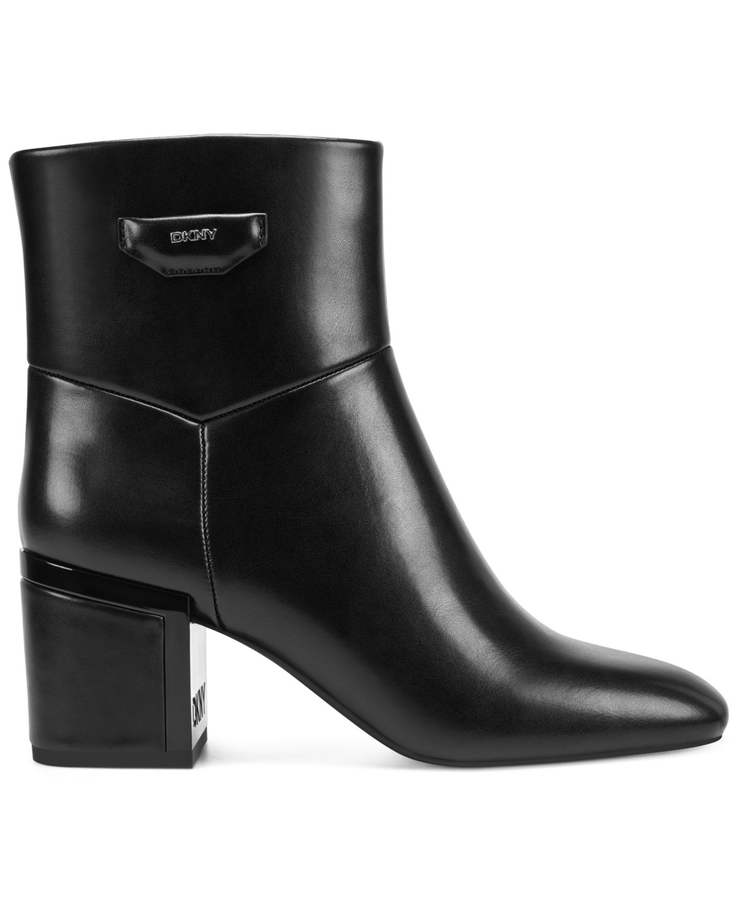 Женские ботинки DKNY Kendra Block Heel Dress Booties, цвет: Чёрный — фото 5