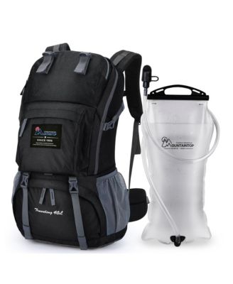 40 Liter Hiking Backpack with 3 Liter Hydration Bladder for Women Men Outdoor Travel Camping Day Pack with Rain Cover