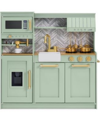 Pretend Play Kitchen with Espresso Machine