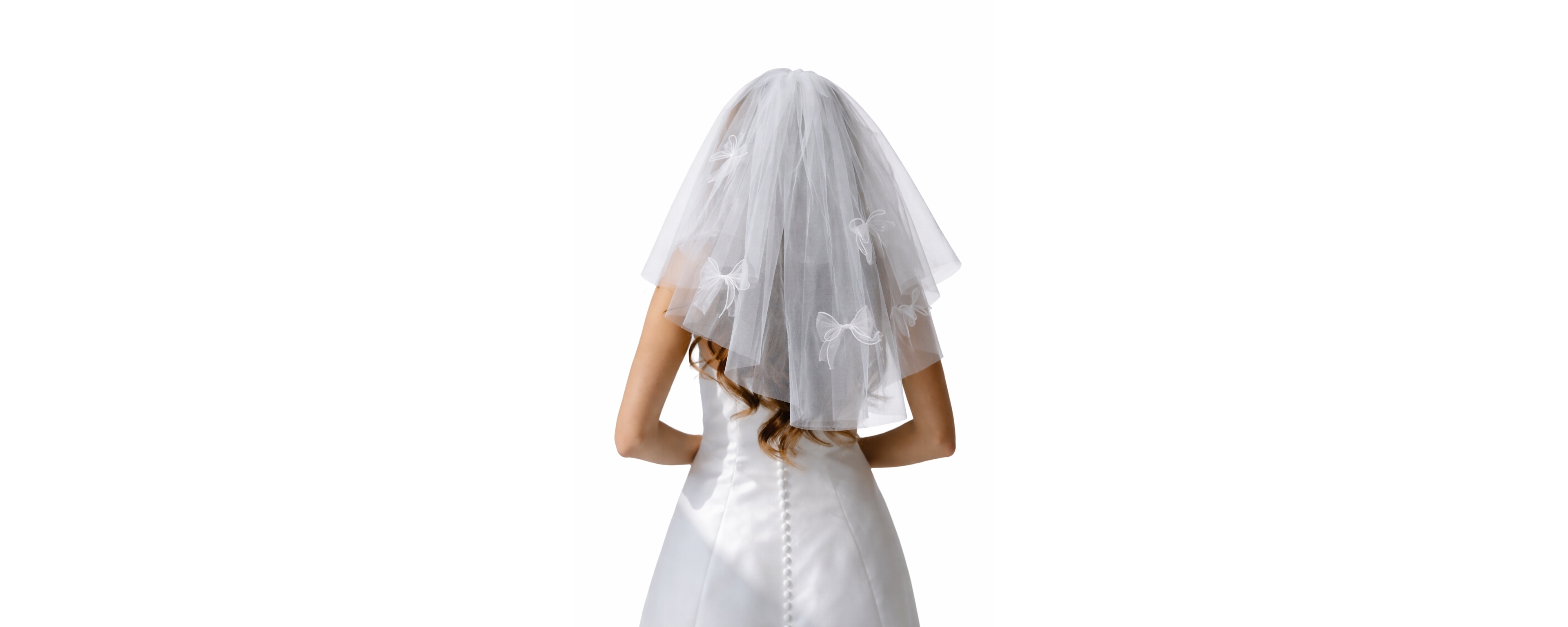 Untamed Petals Women's Tie the Knot Mini Veil