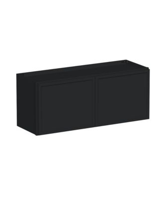 36 Inch Wide Dove Short Wall Cabinet with Full Overlay HDF Door for Custom Kitchen or Bathroom